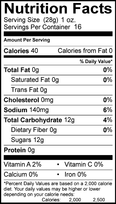 Dill Pickle Nutrition Label Best Label Ideas 2019 Dill Pickle Nutrition Label Best Label Ideas 2019